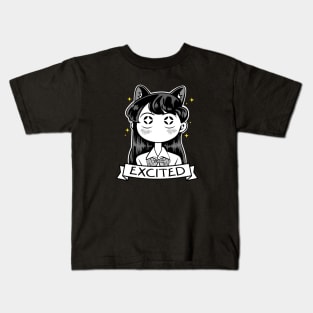 Komi-san is Excited Kids T-Shirt